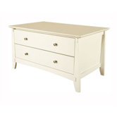 Mission White 2-Drawer Chest