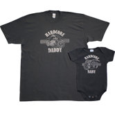 Hardcore Daddy/Baby T-shirt and Bodysuit Set