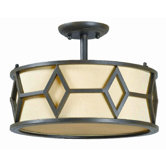 Decatur 3 Light Semi Flush Mount