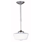 Luray 1 Light Schoolhouse Pendant