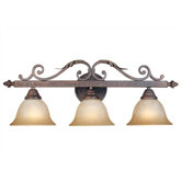 Olympus Tradition  Wall Sconce in Crackled Bronze with Silver