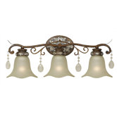 Dressy Casual  Vanity in Oxide Brass with Gold