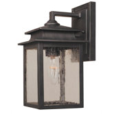 Sutton 6" Outdoor Wall Lantern in Rust