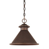 Dark Sky Essen 12" Hanging Pendant in Antique Copper