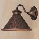 Dark Sky Essen 9" Wall Lantern in Antique Copper