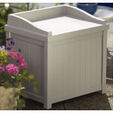 Resin Deck Box with Seat