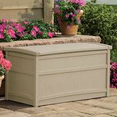 50 Gallon Deck Box in Light Taupe