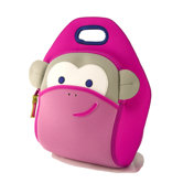 Blushing Pink Monkey Lunch Bag