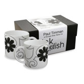 Tribal Lines 2 Mugs Gift Set