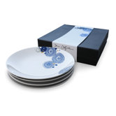 Basket 4 Side Plates Gift Set