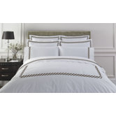 Letto Cable Bedding Collection in Chocolate