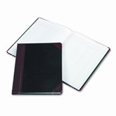 Columnar Book, 6 Column, Black Cover, 150 Pages, 10-3/8 x 8-1/8