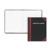 Laboratory Notebook, Record Rule, 10-3/8 x 8-1/8, White, 300 Sheets