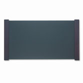 Desk Pad With Wood End Panels, Mahogany Finish, 38 x 21
