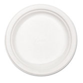 Classic Paper Plates, 8-3/4" Diameter, White, 125/Pack