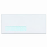 Poly-Klear Self-Seal Window Envelopes/Privacy Tint,#10,White,500/bx