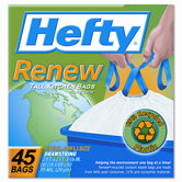 Renew Recycled Kitchen and Trash Bags, 45 Bags