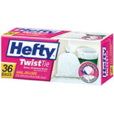 (36 per Carton) 4 Gallon Twist Tie Small Garbage Bag