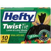 (10 per Carton) 39 Gallon Twist Tie Lawn and Leaf Bag