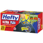 25 Count 30 Gallon Ultra Flex Large Trash Bag