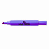 Fluorescent Desk Style Highlighter, Chisel Tip, Pink Ink, 12 per Pack