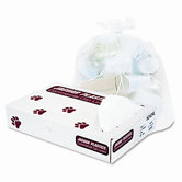 Regular Grade Liners, 10 gallon, 6 microns, 24 x 24, Natural, 500 per Carton
