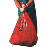 Health Care Low-Density Super Grade Liner 55-Gallon in Red