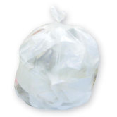 Nonperforated Coreless Can Liner in Clear