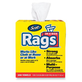 Rag Wipes in a Box, 10 x 13, White, 200 Wipes per Box