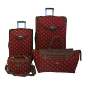 Fleur De Lis 4 Piece Luggage Set