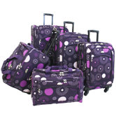 Fireworks 5 Piece Spinner Luggage Set