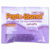 Pepto-Bismol Caplets, 25 Two-Packs/Box