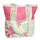 Leaves Personalized Tote Diaper Bag