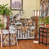 Forest Fans Crib Bedding Collection