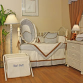 Classic Blue Crib Bedding Collection