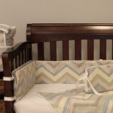 Chevron Crib Bumpers