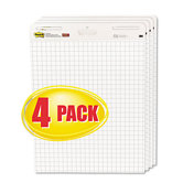 Self-Stick Easel Pad, 4 30-Sheet Pads/Carton