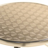 24" Round Top Aluminum Table
