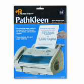 Path Clean Printer Roller Cleaner Sheet, 10/Pack