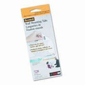 Precut Removable Mounting Tabs, Double-Sided, 1/2 x 3/4, 48/pack