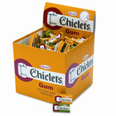 Chewing Gum, Peppermint or Spearmint, 2 Pieces/pack, 200 Pks/Display Bx