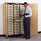 72" H Storage Cabinet with Optional Trays