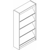 Library Magazine Display Shelf