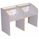Single Sided Privacy Study Carrel Add On
