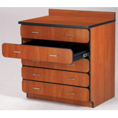 Illusions 30" H Base Drawer Cabinet with Four Drawers