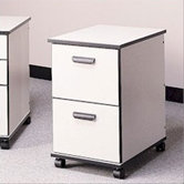 Solutions Two-Drawer Mobile File Cabinet