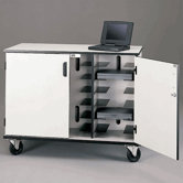 Mobile Laptop Storage with Charging Capabilities