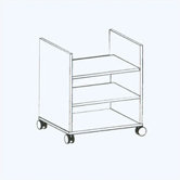 Library Mobile Printer Stand