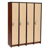 60" H Four Unit Laminate Locker