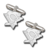 NHL Sterling Silver Logo Cuff Links